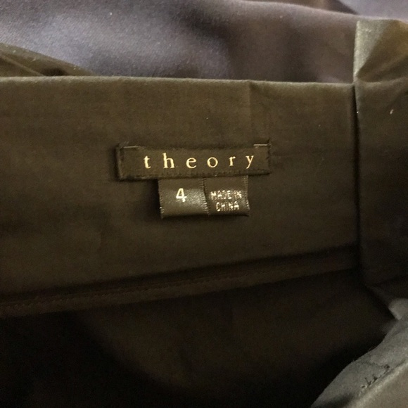 Theory Peruvia Paperbag Skirt 4 black bow tie - Picture 7 of 9